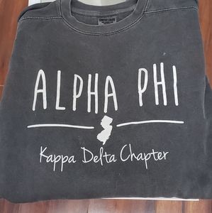 Alpha Phi crewneck sweatshirt
